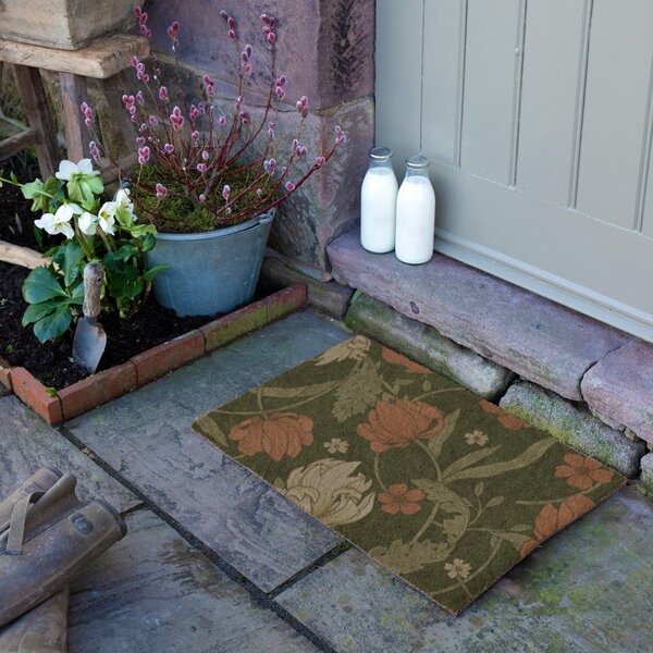 Predpražnik iz kokosovih vlaken 40x60 cm William Morris Rose – Artsy Doormats