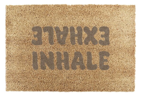 Predpražnik iz kokosovih vlaken 60x90 cm Inhale Exhale – Artsy Doormats