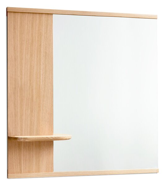 MoebeMoebe - Mirror With A Shelf Ogledalo 70cm Hrast Moebe