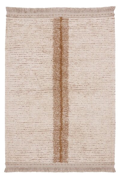 Opečnato oranžna/bež bombažna preproga 140x200 cm Duetto Toffee – Lorena Canals