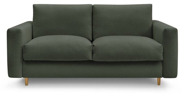 Zelena raztegljiva sedežna garnitura za spanje 220 cm Cocoone – Bobochic Paris