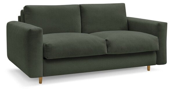 Zelena raztegljiva sedežna garnitura za spanje 220 cm Cocoone – Bobochic Paris