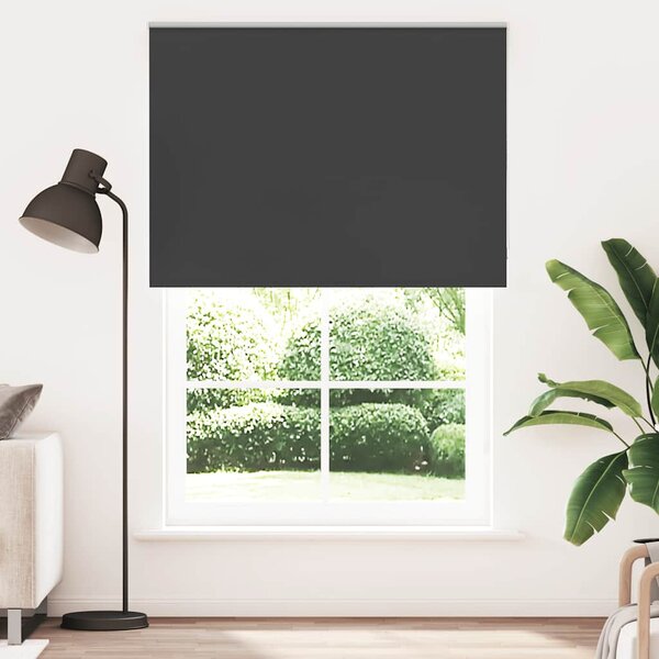 VidaXL Roleta Blackout Black 165x230 cm Širina tkanine 161,6 cm