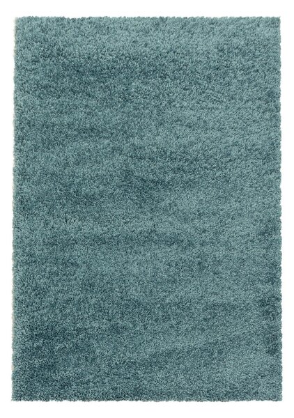 PREPROGA Z VISOKIM FLOROM Sydney 3000 hellblau 140/200 cm tkano svetlo modra