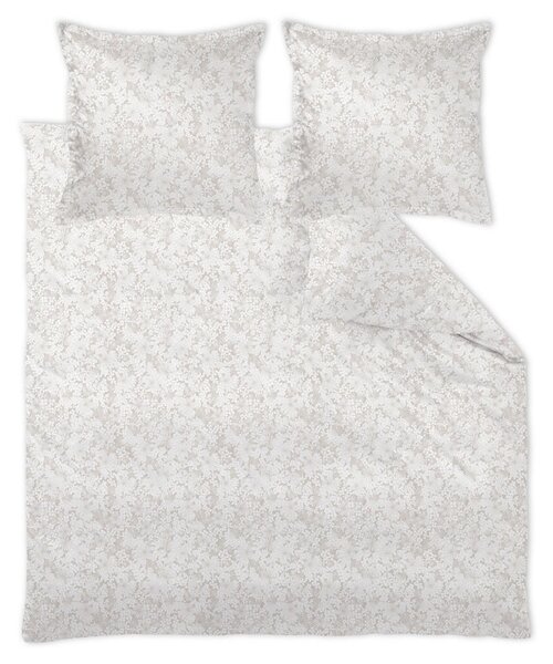 POSTELJNINA COSY 200/200 cm damast rjavosiva