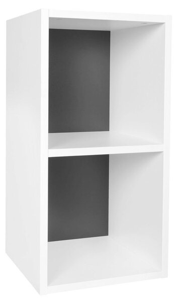 REGAL 30/60/30 cm črna, bela