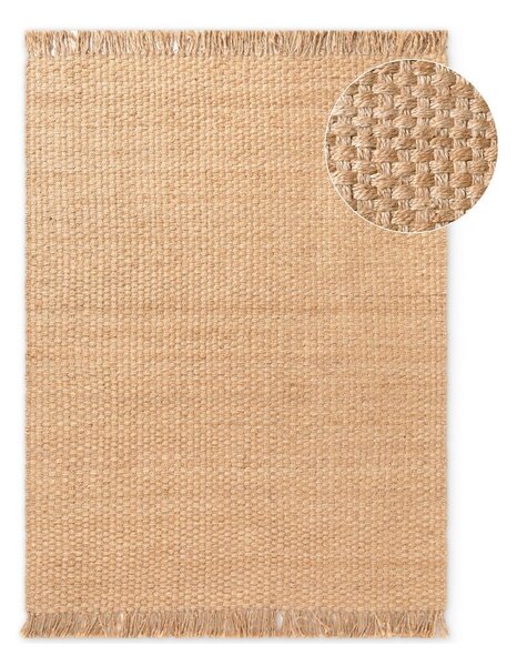 Obojestranska ročno tkana preproga iz jute v naravni barvi 120x170 cm Fjord – Hanse Home