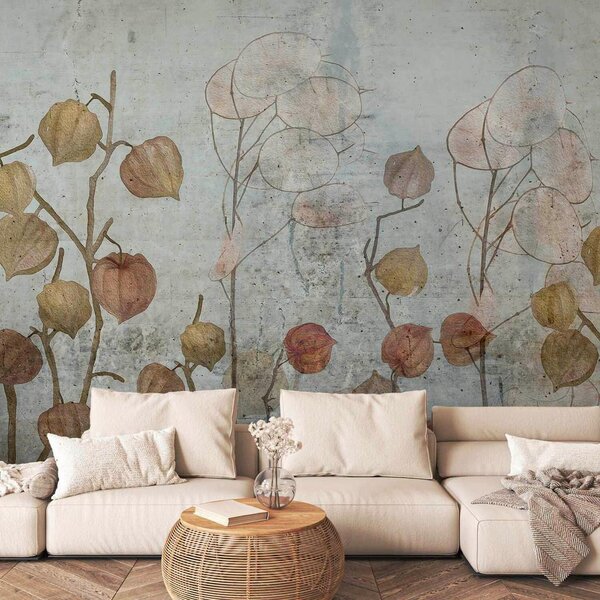 Artgeist Fototapeta Painted Lunaria, 150x105cm