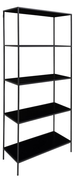 Črn kovinski regal 80x170x36 cm Vita – House Nordic