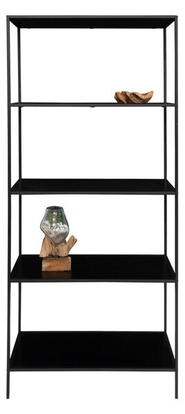 Črn kovinski regal 80x170x36 cm Vita – House Nordic