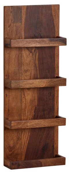 STENSKI REGAL 30/80/10 cm barve indijskega rožnega lesa