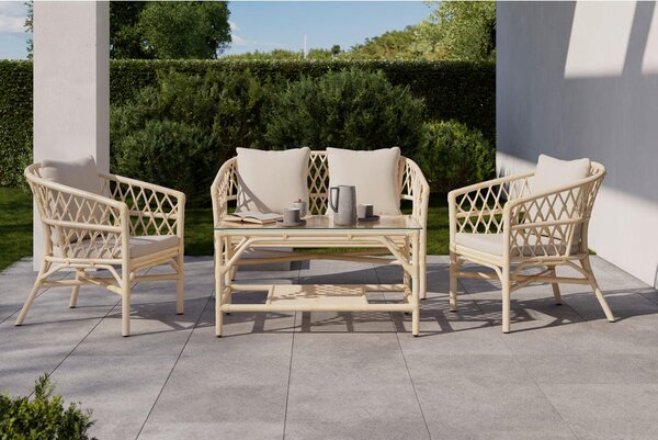 LOUNGE GARNITURA ratan