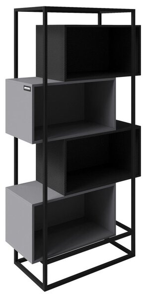 REGAL 70/164/38 cm siva, črna