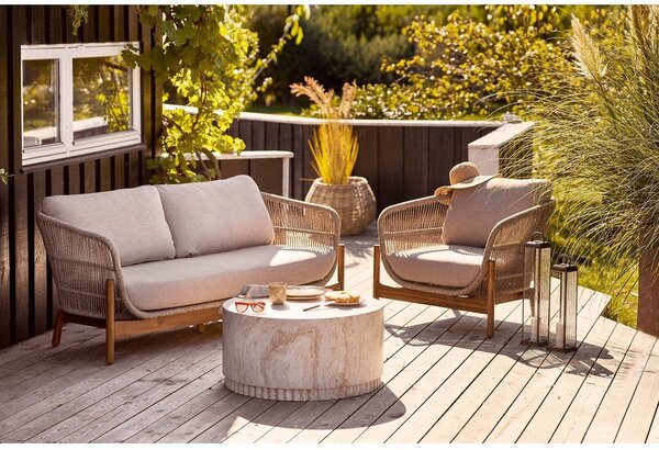 Kovinska/steklena lanterna (višina 49 cm) Herslev – House Nordic