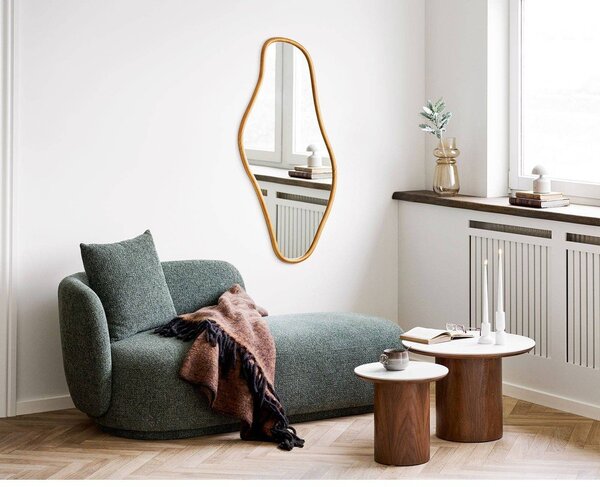 Stensko ogledalo z lesenim okvirjem 60x120 cm Brandsby – House Nordic