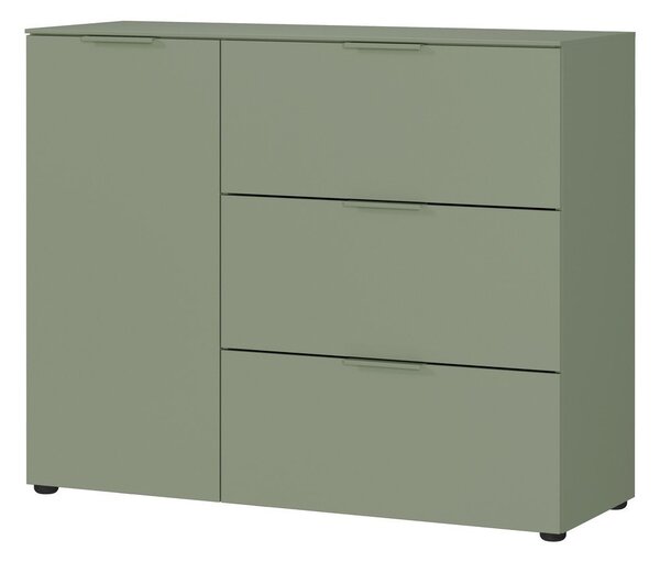 Zelena omarica v mat dekorju 109x98x40 cm Savoca – Germania