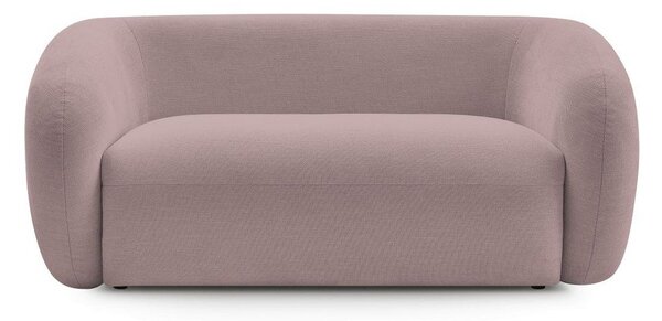 Rožnata sedežna garnitura iz šenilje 160 cm Celine – Bobochic Paris
