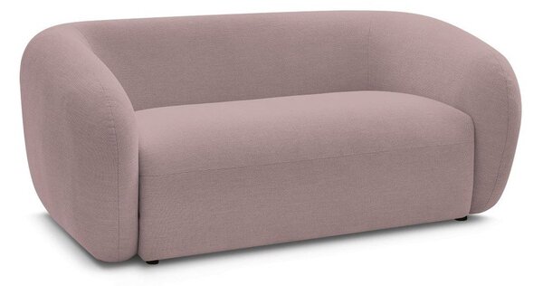 Rožnata sedežna garnitura iz šenilje 160 cm Celine – Bobochic Paris