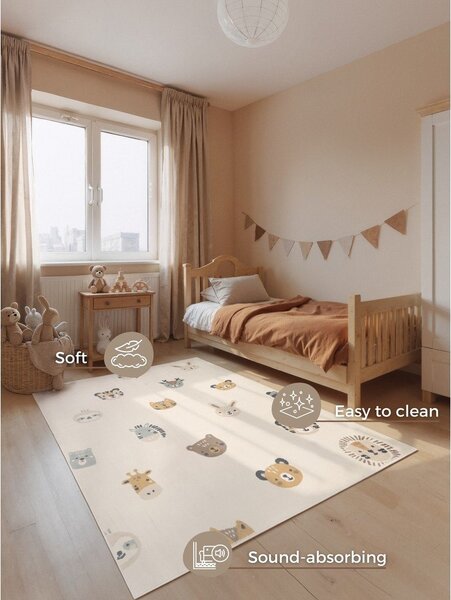 Otroška preproga 120x170 cm Tiny Zoo – Hanse Home
