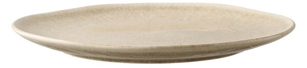 Sivo-bež krožniki iz kamenine v kompletu 4 ks ø 21 cm Viola – House Nordic