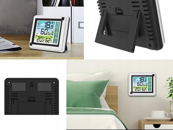 LCD brezžična vremenska postaja touch in zunanja enota