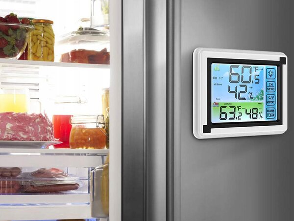 LCD brezžična vremenska postaja touch in zunanja enota