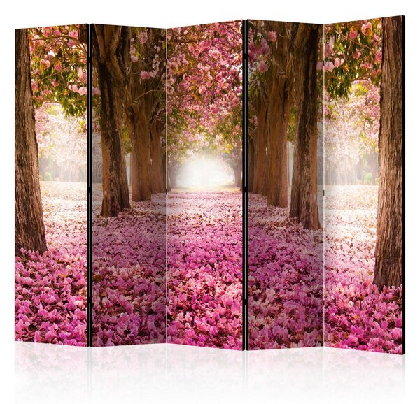 PARAVAN 225/172/3 cm rjava, pink