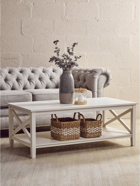 Bela klubska mizica 60x120 cm Heritage – Premier Housewares