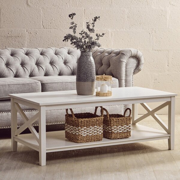 Bela klubska mizica 60x120 cm Heritage – Premier Housewares