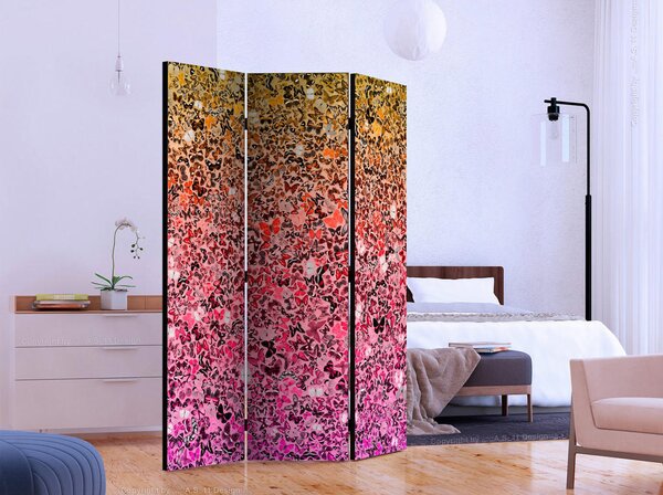 PARAVAN 135/172/3 cm rumena, pink