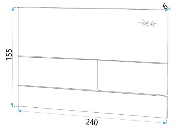 Tlačni gumb za WC predstensko enoto K011A-Q in Slim024N Rea T Titan