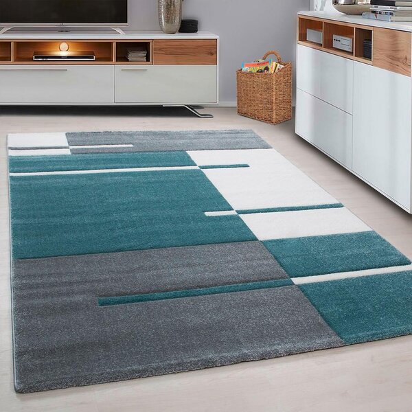 Novel Preproga Hawaii, 80x150cm, Modra, Siva, Bela