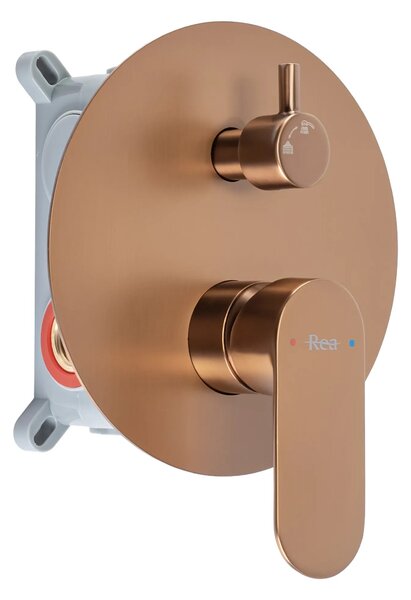 Komplet za tuširanje za vgradnjo Rea Drop Brush Copper + BOX