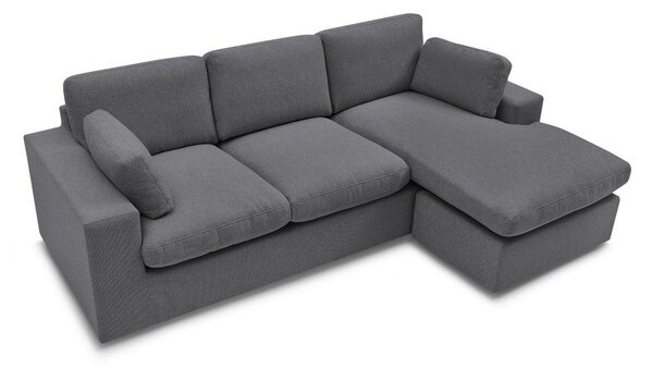 Temno siva kotna sedežna garnitura Belair – Bobochic Paris