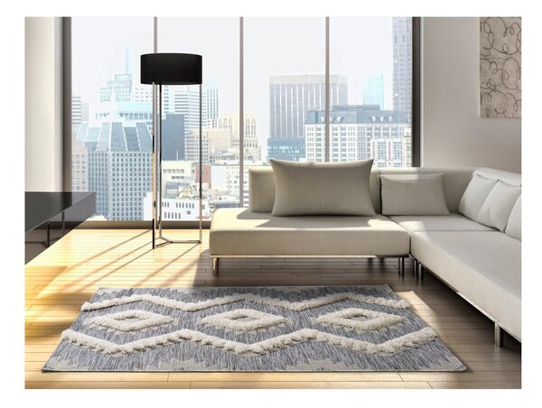 Belo-siva preproga Universal Cheroky Merto, 115 x 170 cm