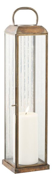 Kovinska/steklena lanterna (višina 49 cm) Herslev – House Nordic