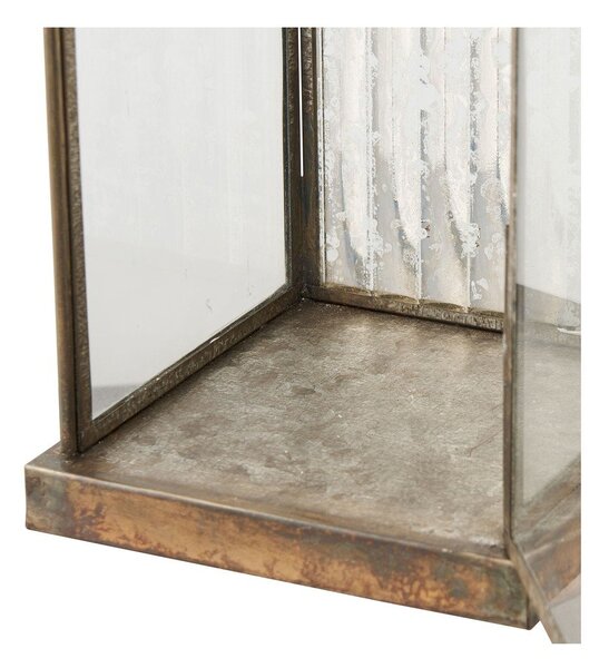 Kovinska/steklena lanterna (višina 49 cm) Herslev – House Nordic