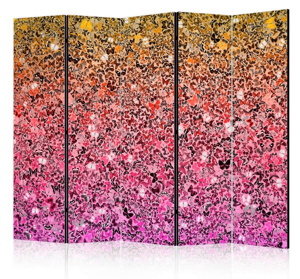 PARAVAN 225/172/3 cm rumena, pink
