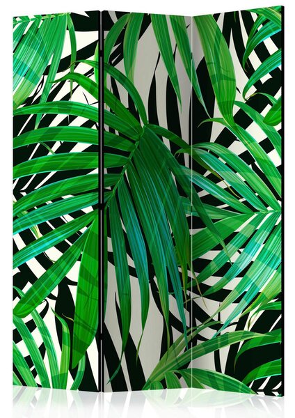 PARAVAN 135/172/3 cm zelena, bela