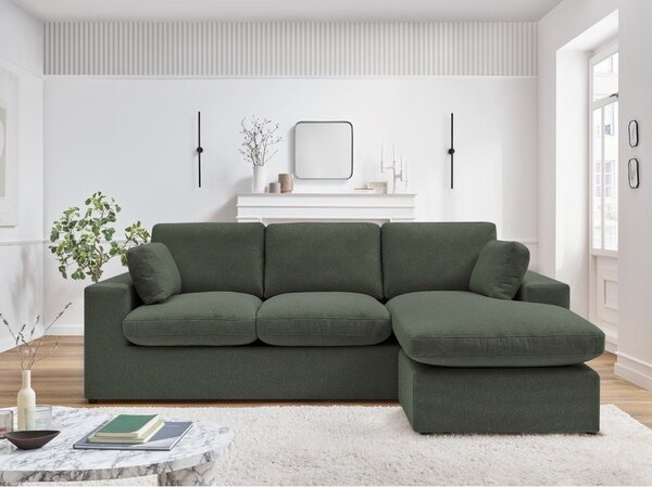 Zelena kotna sedežna garnitura Belair – Bobochic Paris