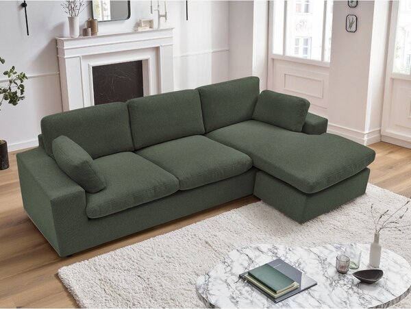 Zelena kotna sedežna garnitura Belair – Bobochic Paris