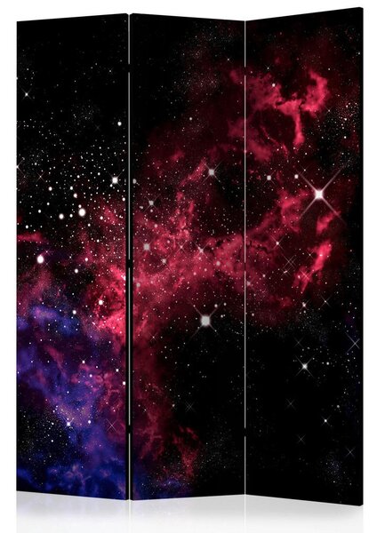 PARAVAN 135/172/3 cm črna, magenta