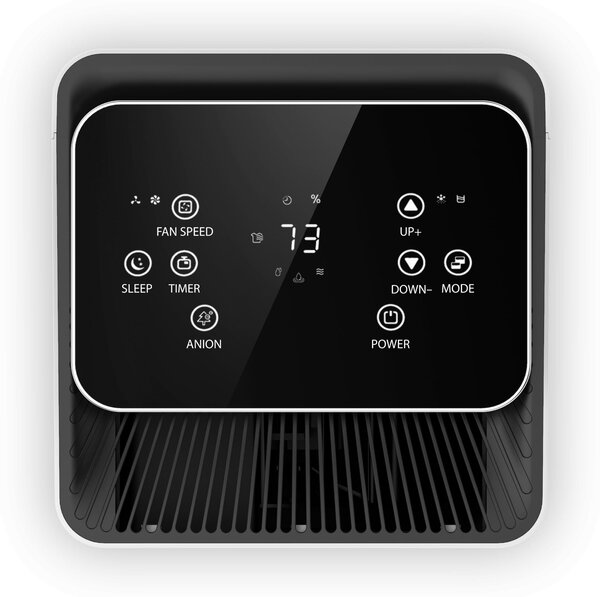 180W razvlaževalec in čistilec zraka LCD touch absorber vlage na kolesih 2,5L