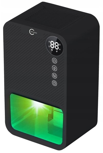 85W razvlaževalec in čistilec zraka LCD absorber vlage 3,8L črn LED RGB