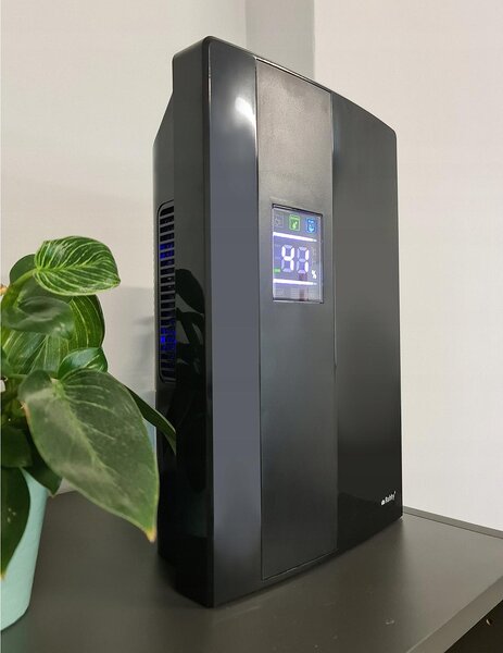 2v1 90W razvlaževalec in čistilec zraka LCD - absorber vlage 1,8L črn