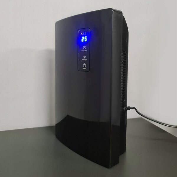 2v1 razvlaževalec in čistilec zraka - absorber vlage 1,5L LCD UV črn