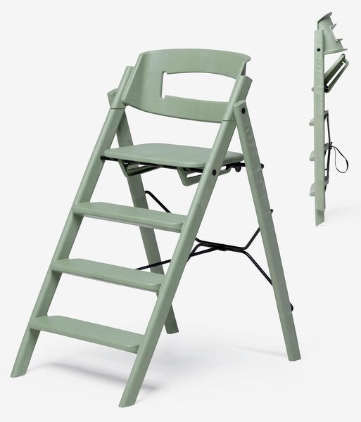 STOLČEK ZA HRANJENJE KAOS Klapp High Chair 45,5/60/81 cm zelena