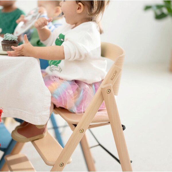 STOLČEK ZA HRANJENJE KAOS Klapp High Chair 45,5/60/81 cm bukev (jedrovina)