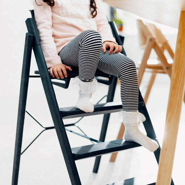 STOLČEK ZA HRANJENJE KAOS Klapp High Chair 45,5/60/81 cm črna