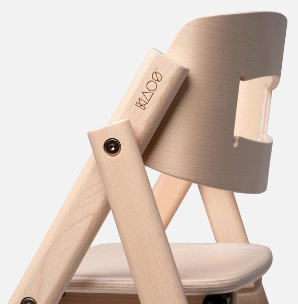 STOLČEK ZA HRANJENJE KAOS Klapp High Chair 45,5/60/81 cm bukev (jedrovina)
